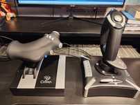 Joystick z przepustnicą cobra pro flight CF2290