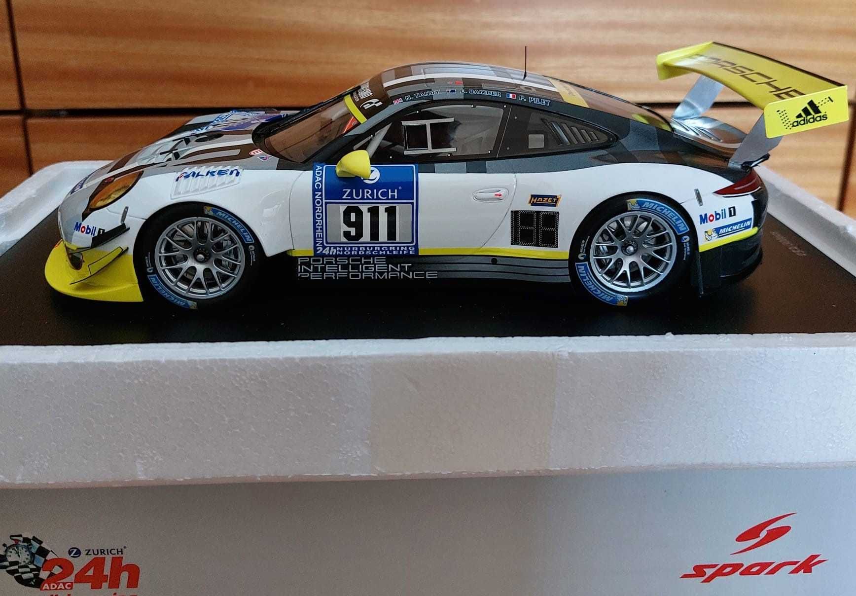 Porsche 911 991 GT3 R #911 24h Nürburgring 2016 SPARK 1:18