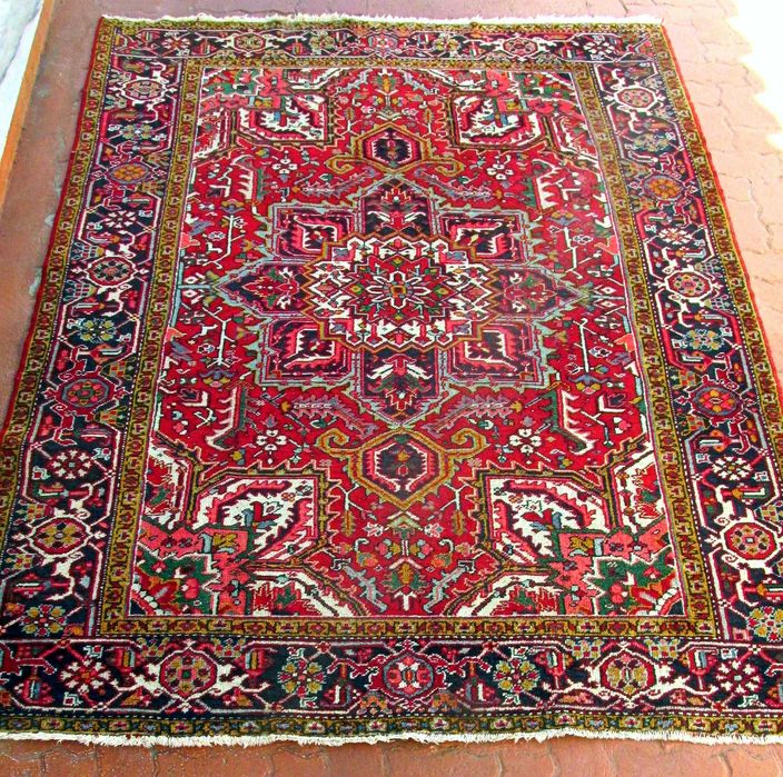 Impressionante Tapete KAZAK tecido à mão, lã s/ algodão, c/ 290x205cm