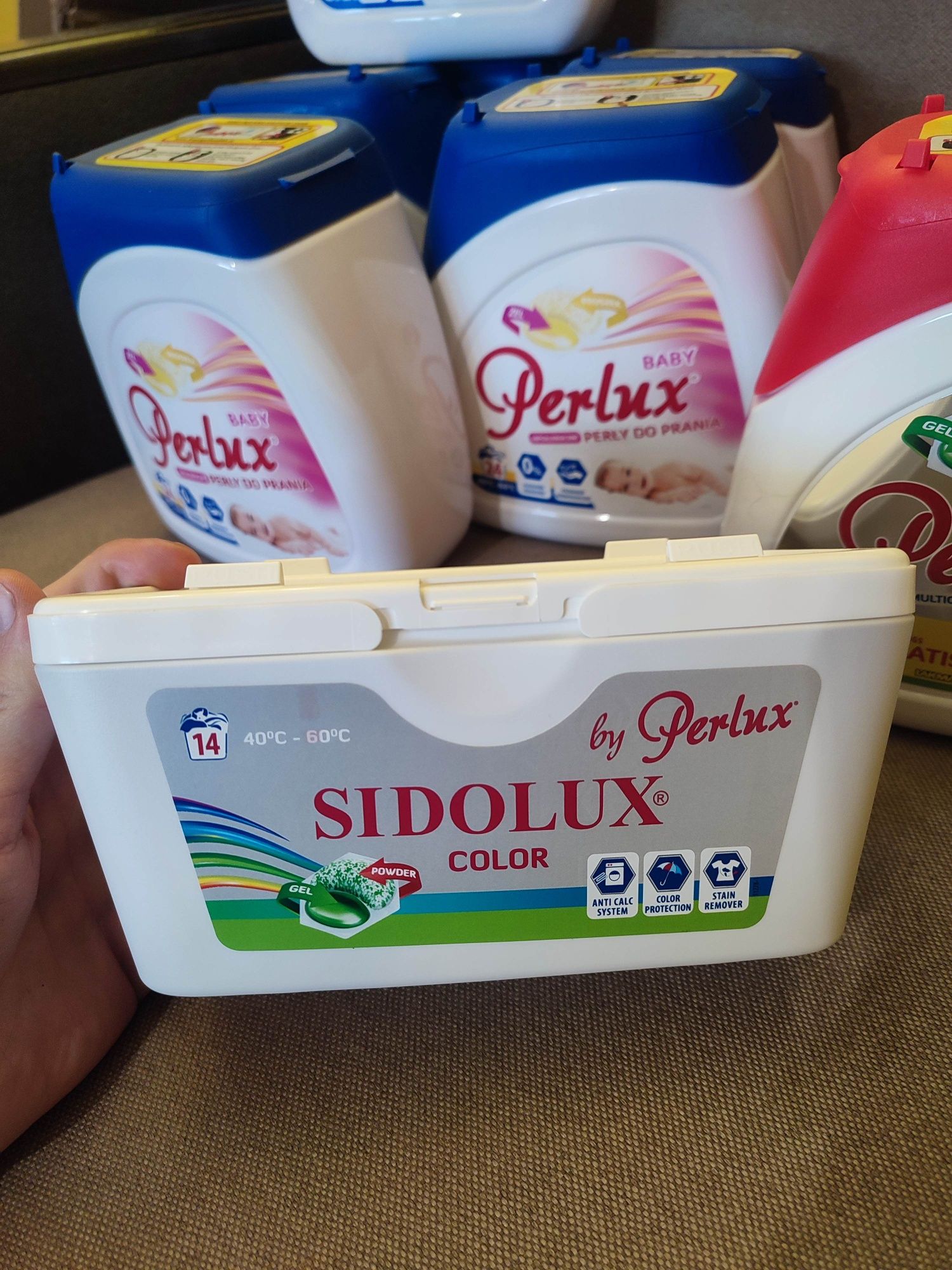 Капсули для прання Perlux Sidolux 12 і 24шт.