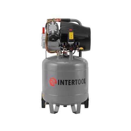 Компресор INTERTOOL PT-0018 80л, вертик, 2.2 кВт, 220В,8 aтм,354 л/хв.