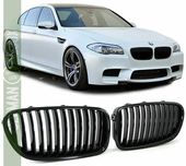 Grelha desportiva para BMW Série 5 F10 / F11 Preto Brilhante
