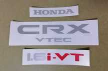 Autocolantes para Honda Civic Crx Vtec 1.6i-VT, 1.6i-16