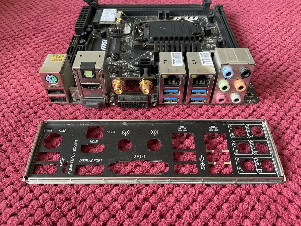 Комплект intel core i7 4770K+msi z87i+HyperX 16gb+кулер
