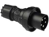 PCE 045-6xs Wtyk siłowy 125A/400V 5P MIDNIGHT kablowy IP67 czarny
