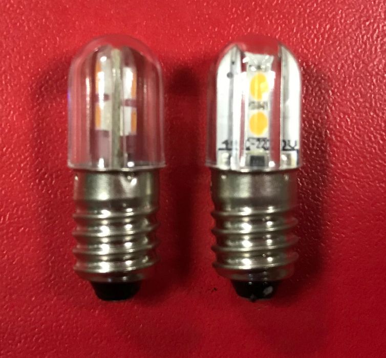 Светодиодная мини ламочка цоколь E10 1W 220V