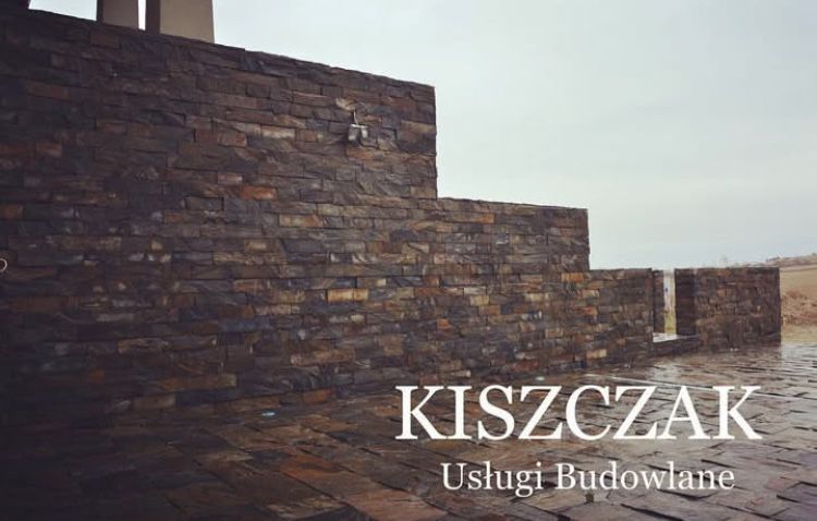 Mury z łupka, Ogrodzenie, kamień naturalny, mury oporowe, kamień