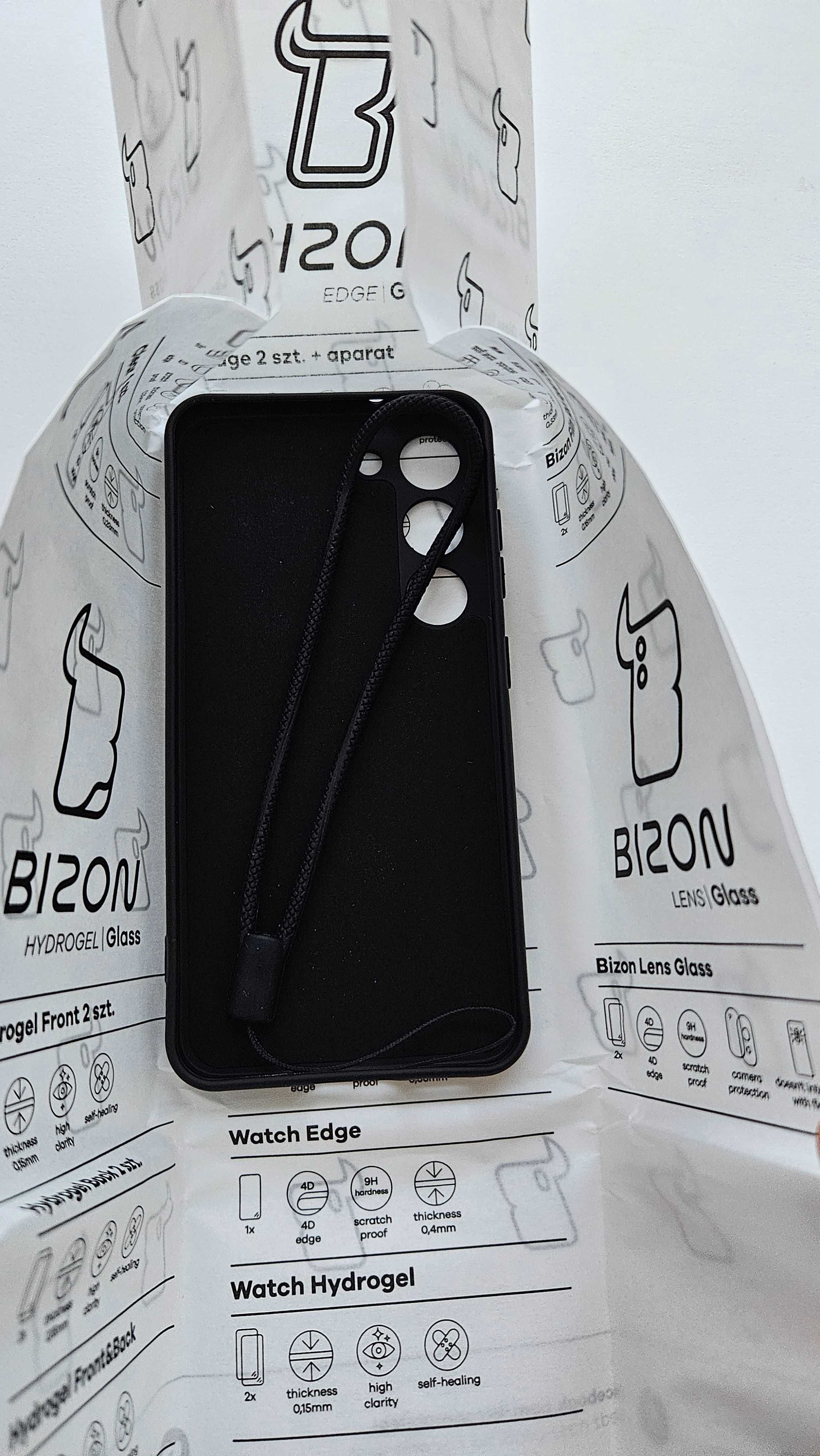 Etui Bizon Case Silicone Sq do Galaxy S23, czarne