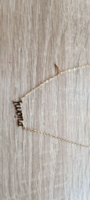 Nowy naszyjnik/łańcuszek imię Iwona stał nierdzewna