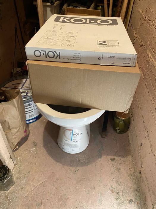 Wc kompact miska klozetowa, spłuczka, deska