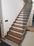 Schody drewniane , balustrady , trepy dębowe , dąb