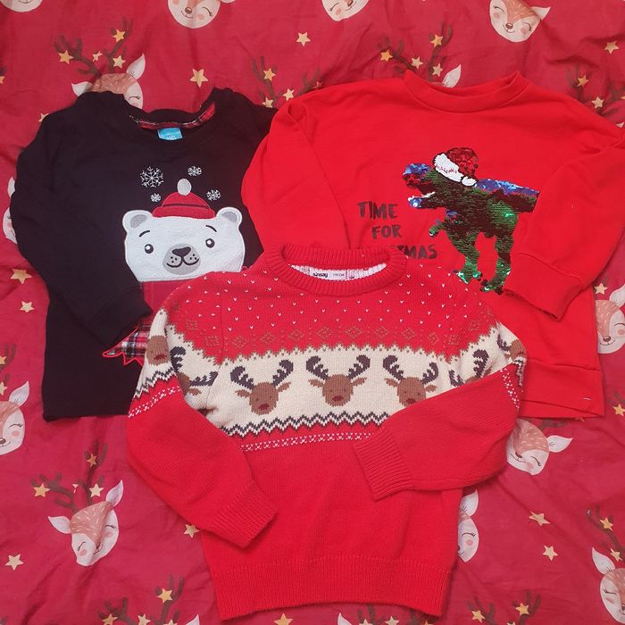 Sweter świąteczny 110 zestaw