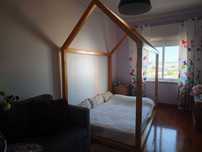 Cama criança formato de cabana (com várias ofertas)