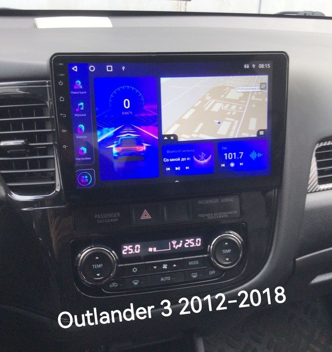 Автомагнітола Mitsubishi outlander 3 2012-2018, Android, під камеру