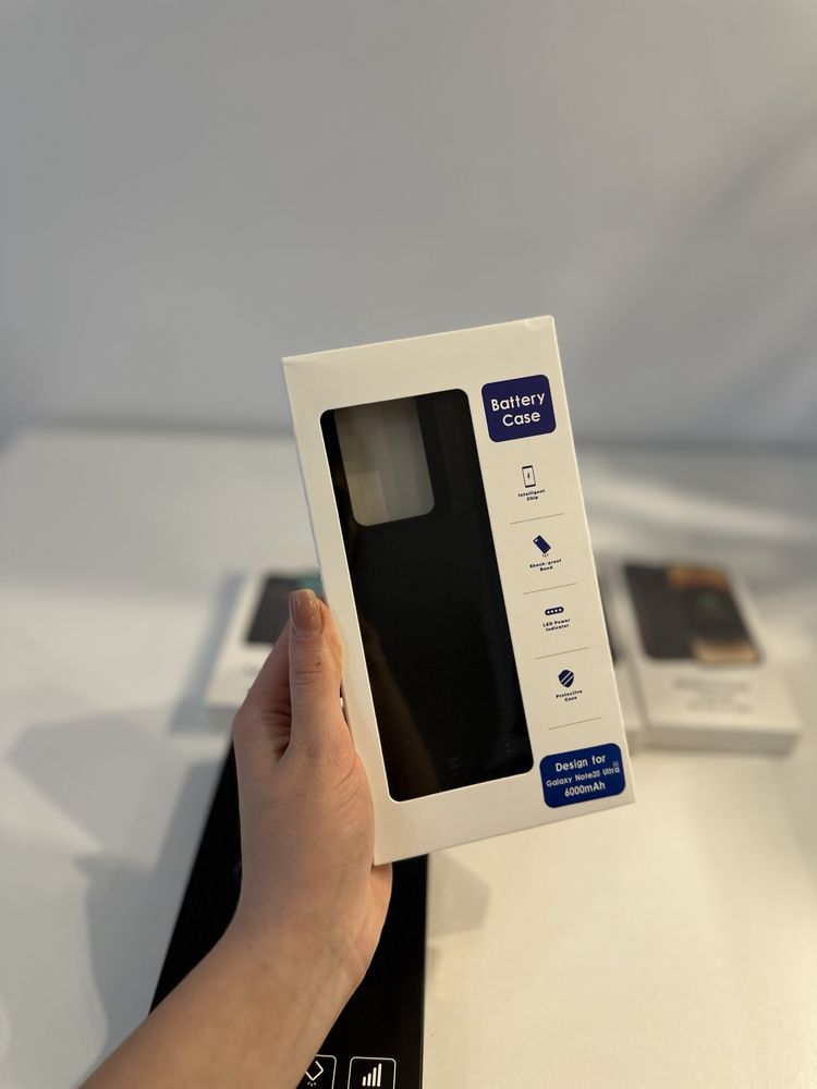 Чохол-акумулятор Battery Case для iPhone 13, Samsung A54, Note20