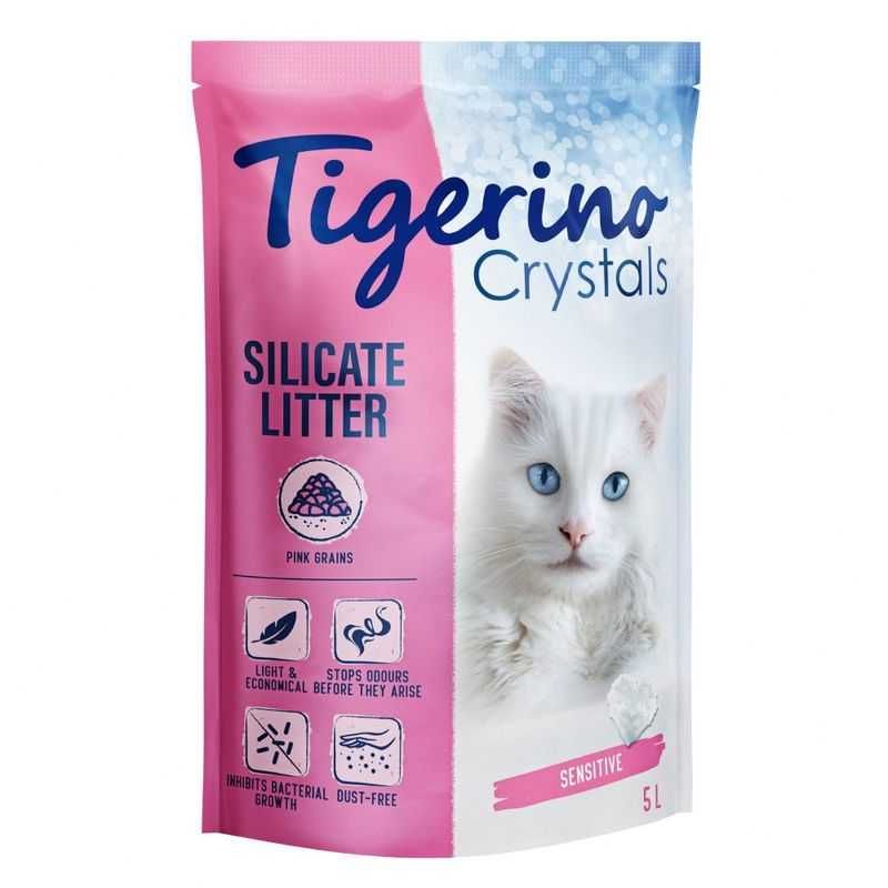 Żwirek dla kota silikonowy Tigerino Crystals 5 l OKAZJA !!!