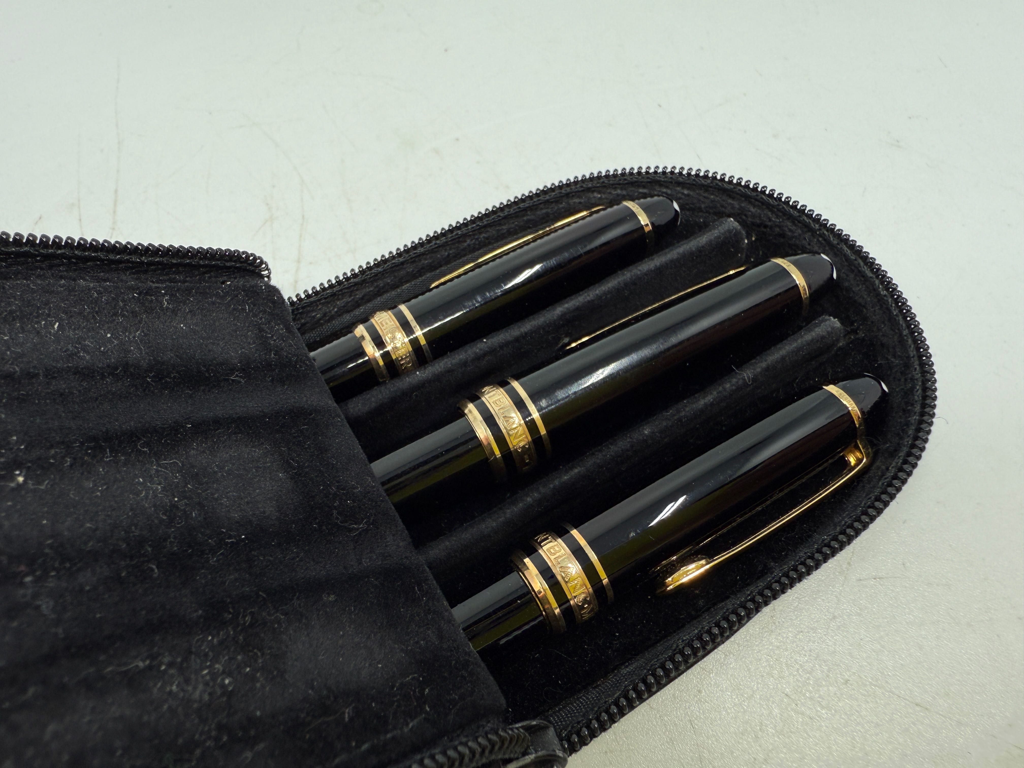 Pióro,długopis,olowek,etui Mont Blanc