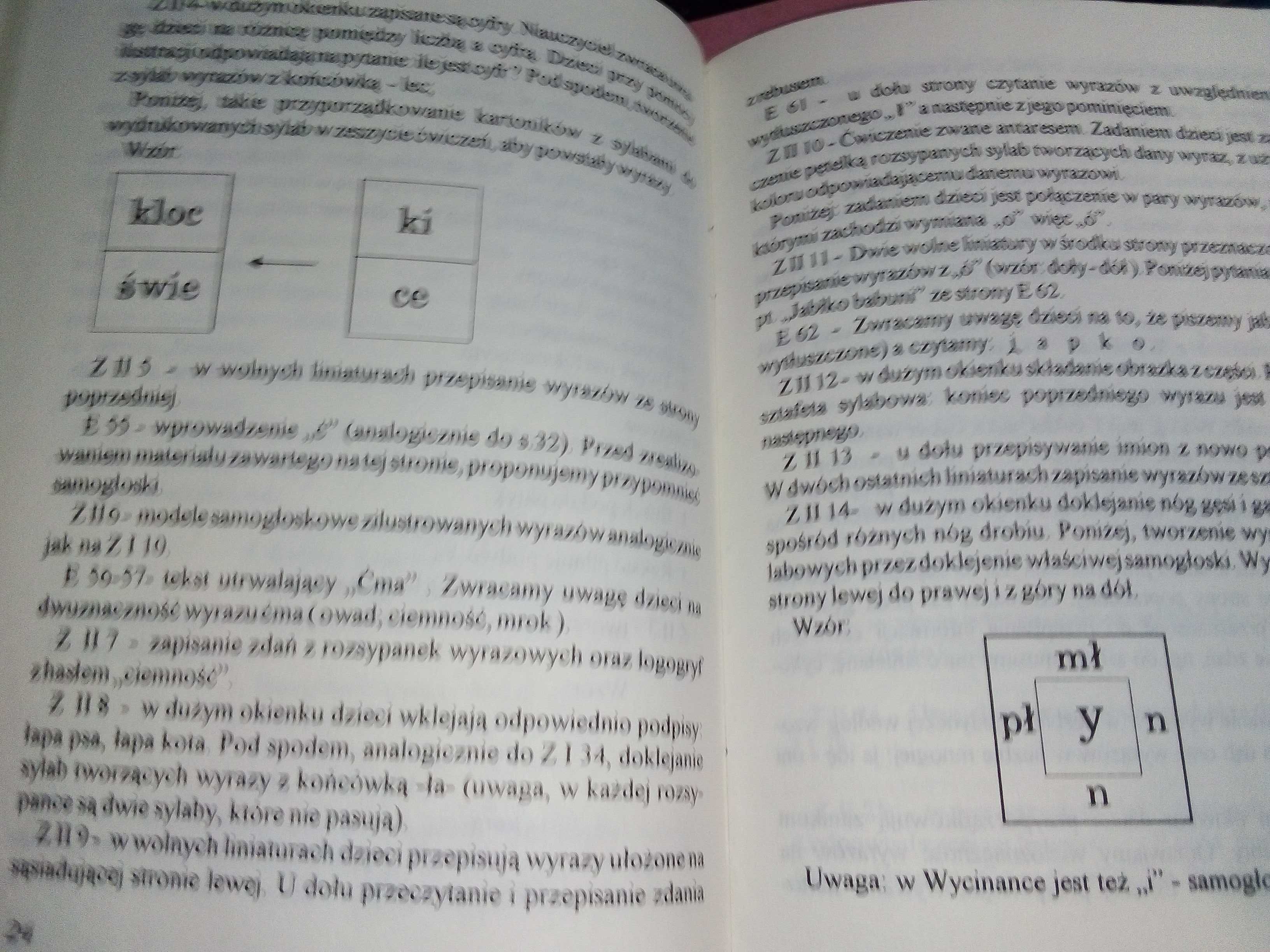 Mój elementarz- przewodnik metodyczny dla nauczycieli E. Bober 1994r