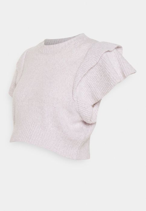 Sweter ciążowy z krótkim rękawem Pieces XL