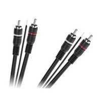 Kabel 2 X Rca - 2 X Rca Chinch Z Żyłą Sterującą