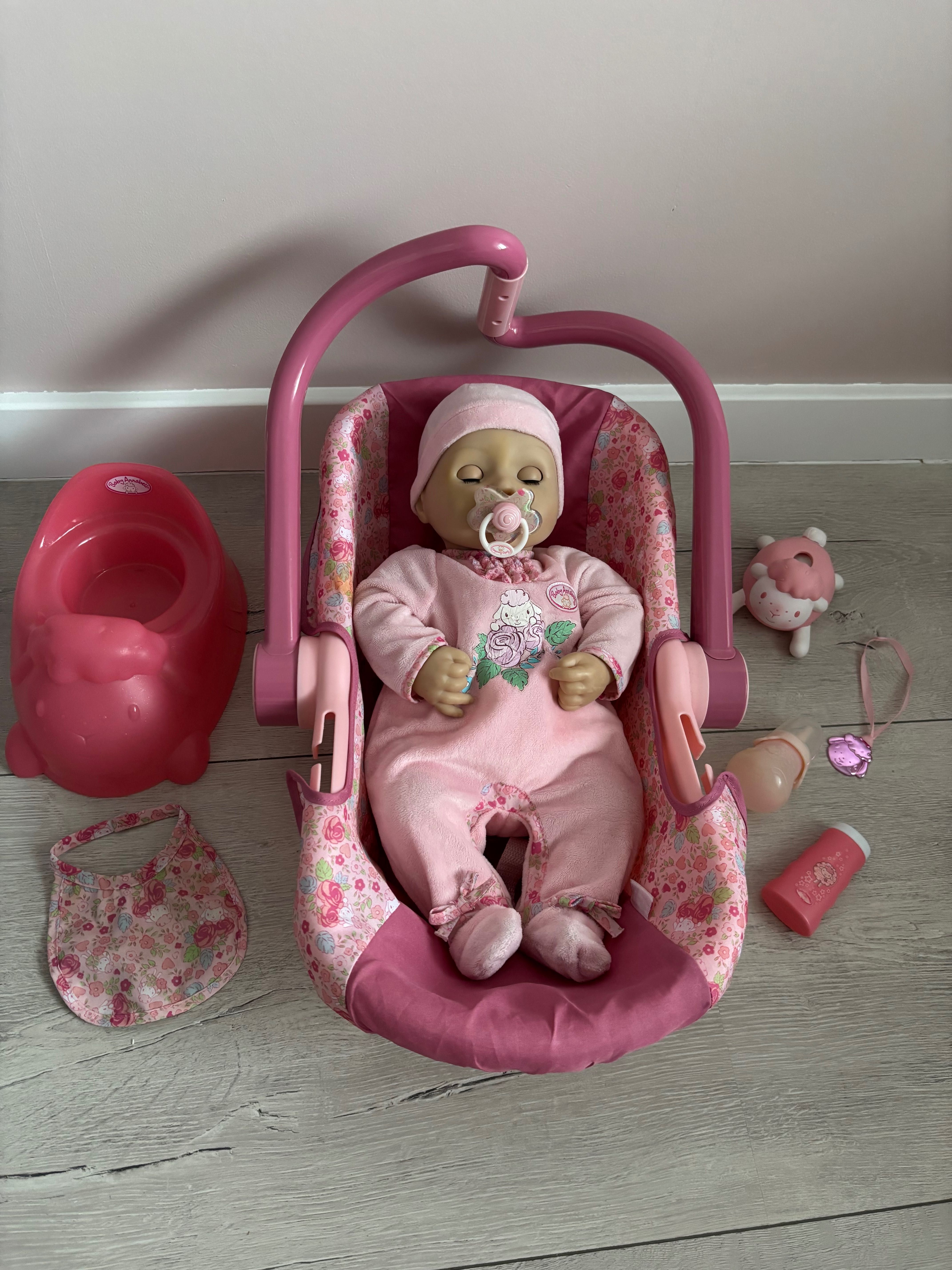 Lalka interaktywna Baby Annabell Nosidełko nocnik