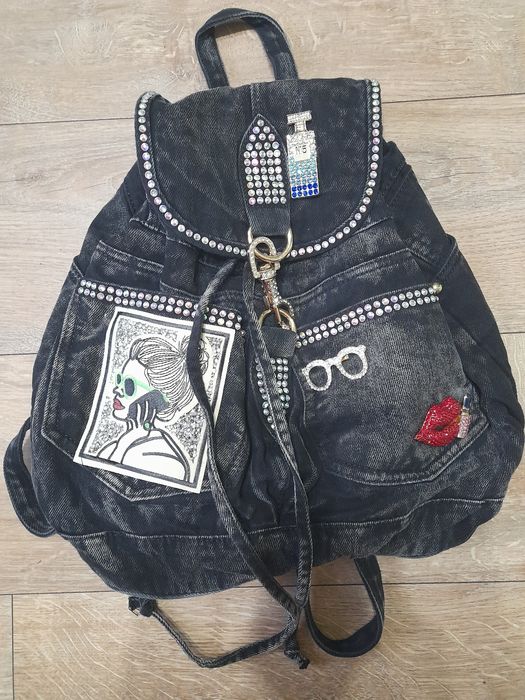 Plecak jeansowy damski