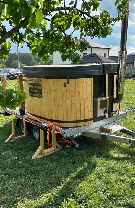 Mobilna Balia do Wynajęcia Hydromasaż Aeromasaż Woda Relaks