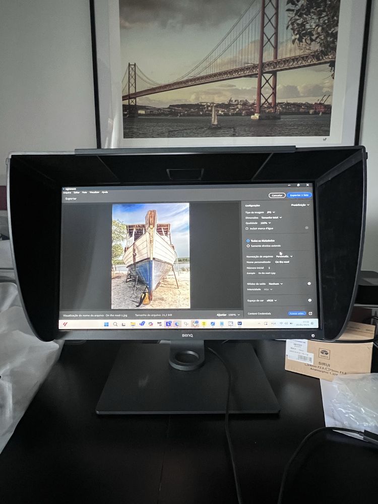Monitor BENQ SW270C｜27 polegadas - 2K AdobeRGB USB-C