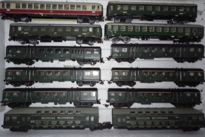 H0 Marklin Fleischmann Piko Roco Lima Wagon 62szt. Dźwig szutrowy