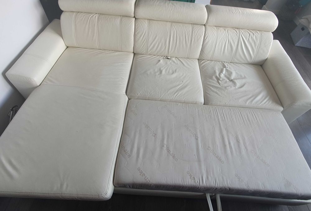 Narożnik skórzany - skóra naturalna