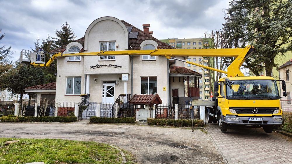 Zwyżka , Podnośnik koszowy 27m,Usługi Podnośnikowe, Braniewo , Elbląg