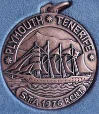 Medal, marynistyka, żaglowiec, Plymouth - Tenerife - Tall Ship’s Races