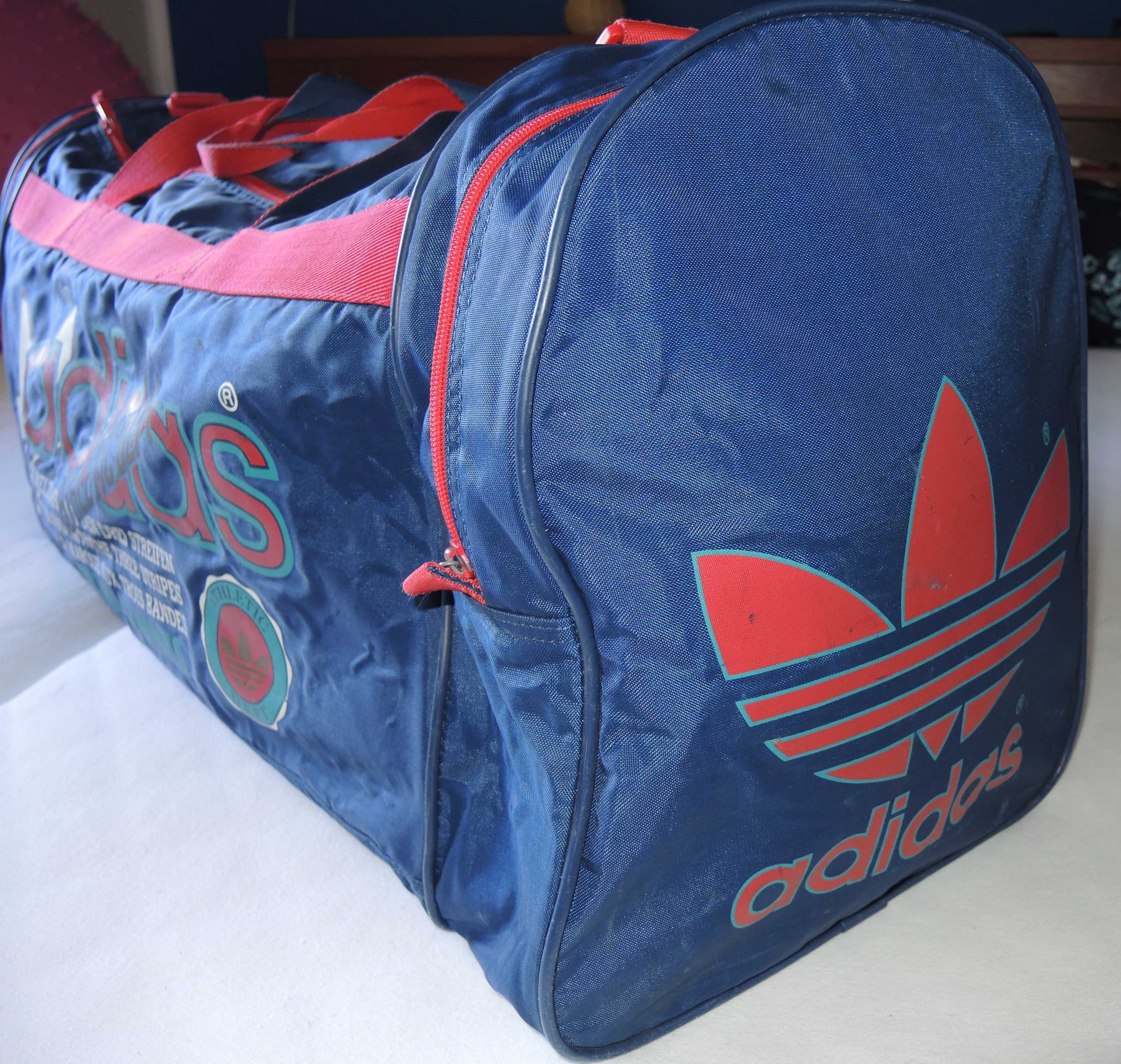 ADIDAS torba TRENINGOWA old school retro vintage POJEMNA