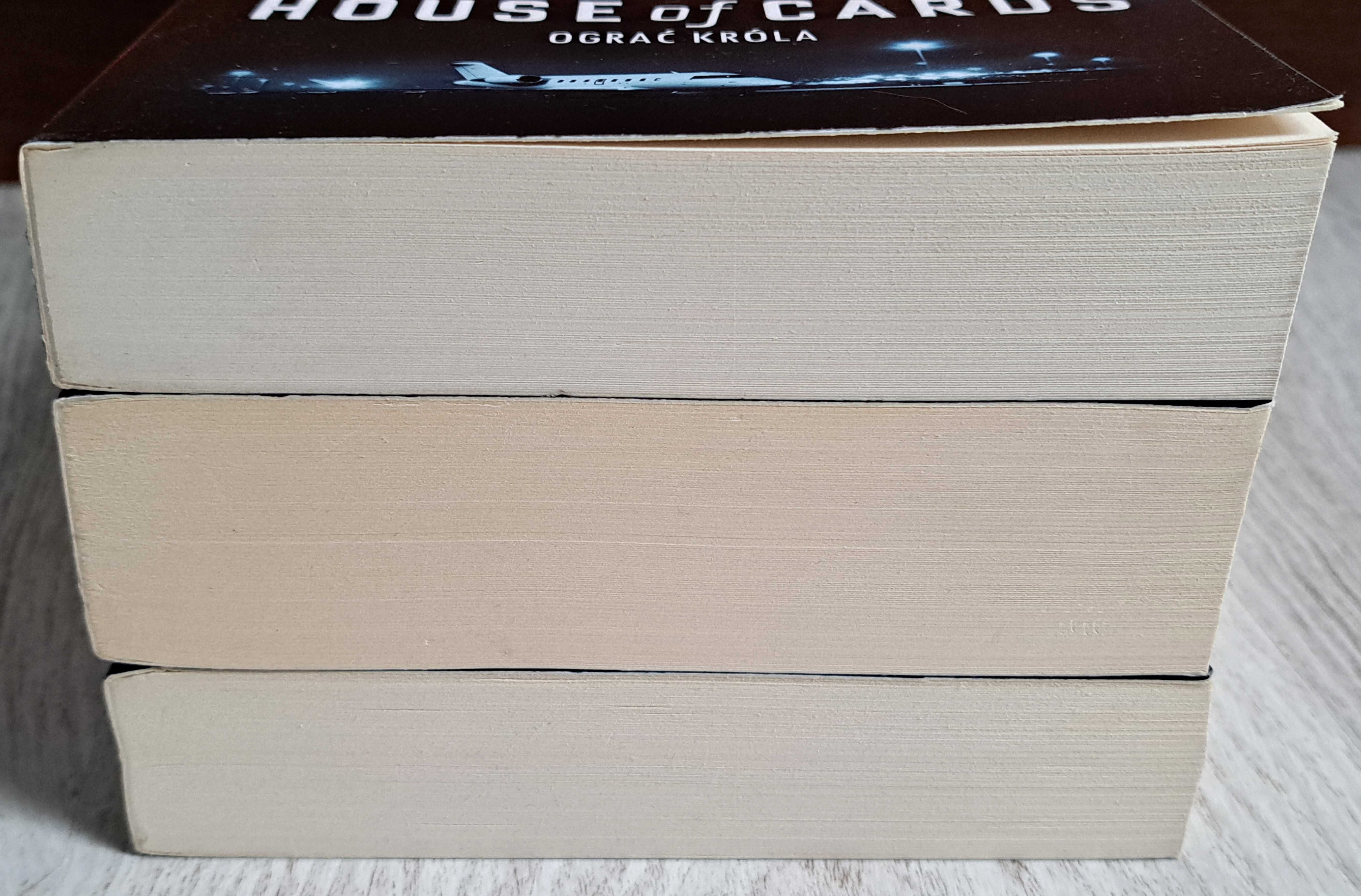 3x Michael Dobbs House of Cards + Ostatnie rozdanie + Ograć króla