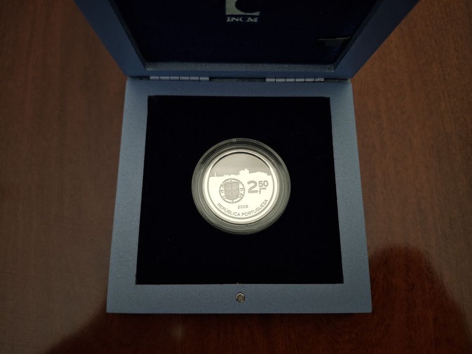 Moeda Prata Proof Centro Histórico do Porto