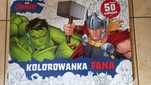 Kolorowanka fana Avengers z 50 naklejkami