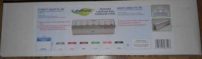 Podajnik Etykiet inox LABELFRESH + Etykiety HACCP 7x1000szt