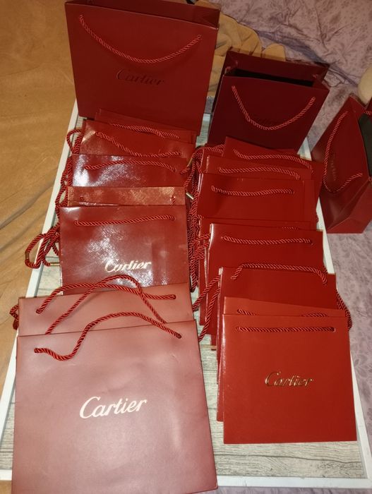 Пакет подарочный Cartier, ,лента