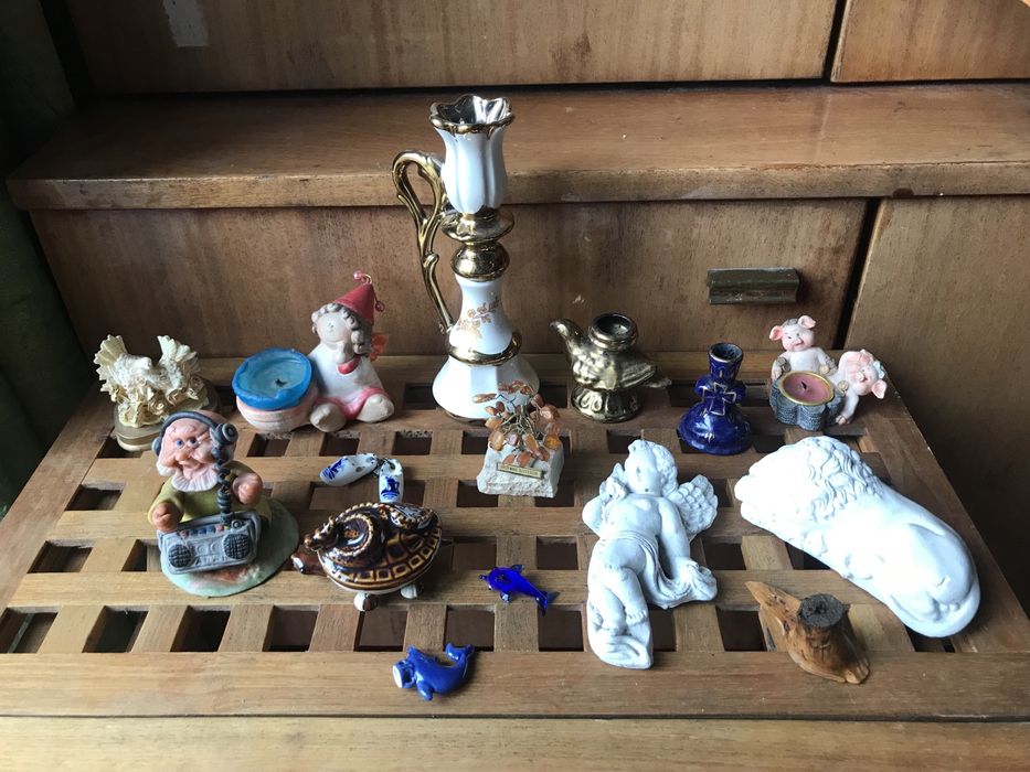 Підсвічники, статуетки гіпс, кераміка, пластик