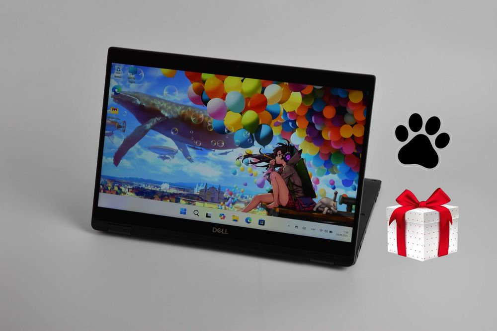 Сенсорний 4G Dell Latitude 7390 i7-8650U 256/512/1тб 13.3" IPS Ноутбук