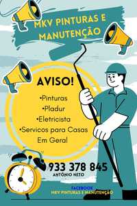 Serviços de pinturas e manutenção