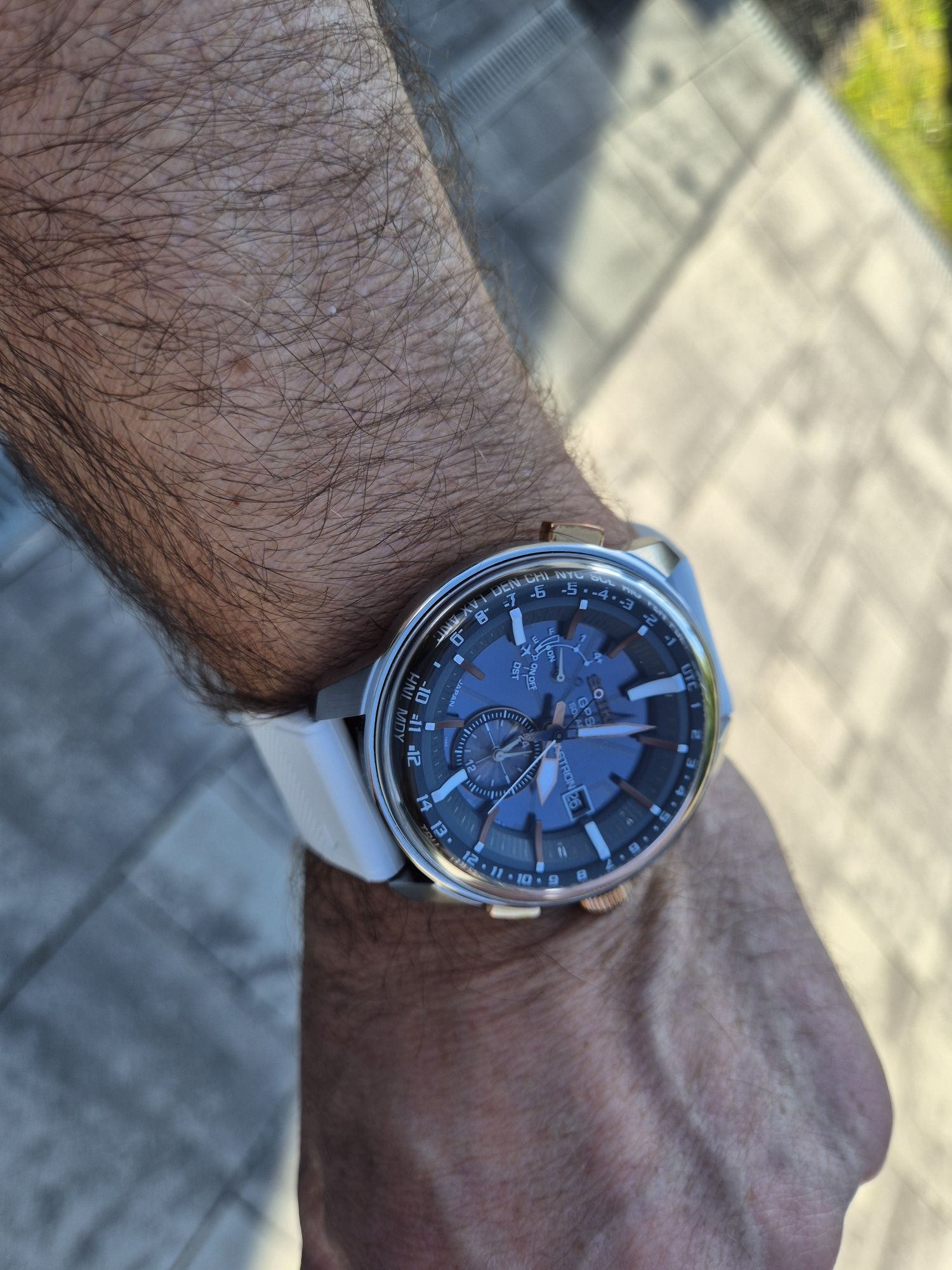 Seiko Astron Sbxa038 Solar Szafir GPS idealny