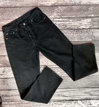 Spodnie jeansy długie dżinsy granatowe levis 501 w30 L 32