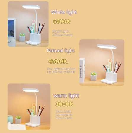 Lampa Stojąca Biurowa LED USB 3-Kolorowa