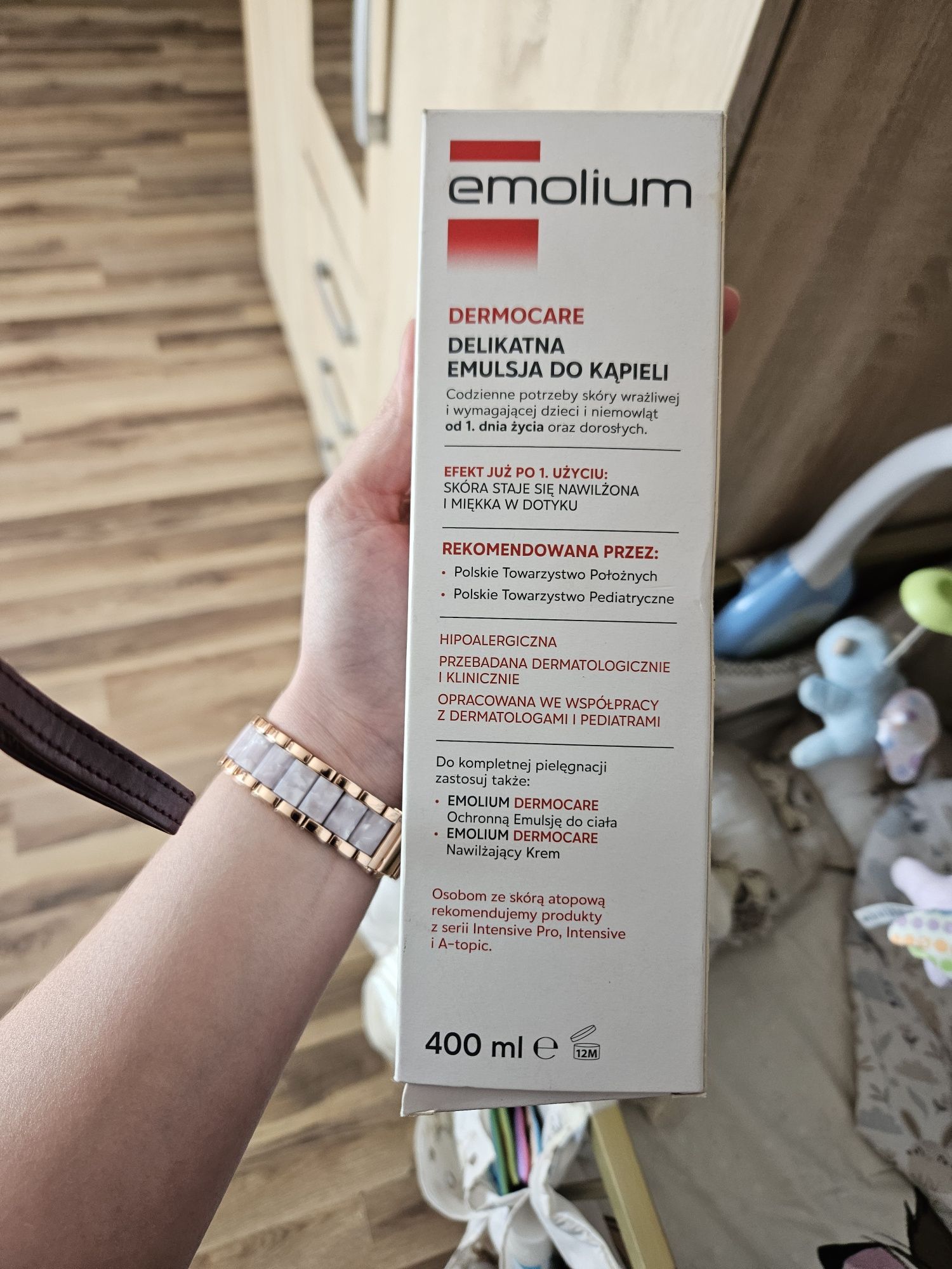 Nowe Emolium do kąpieli 400 ml
