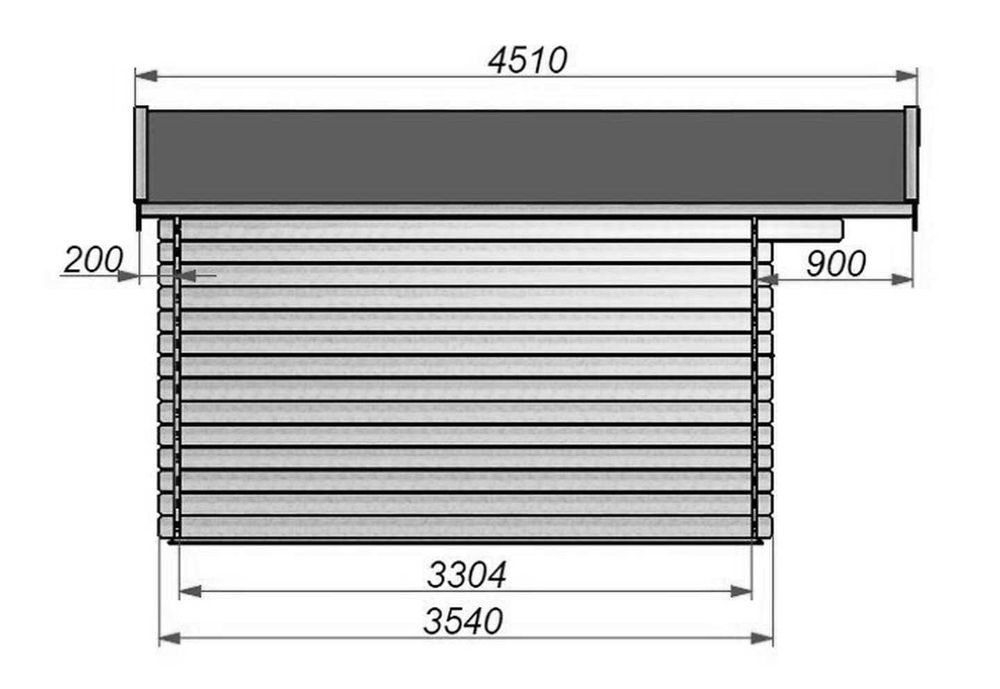 Domek Ogrodowy Narzędziowy Drewniany świerkowy 414x354cm Balik 28mm