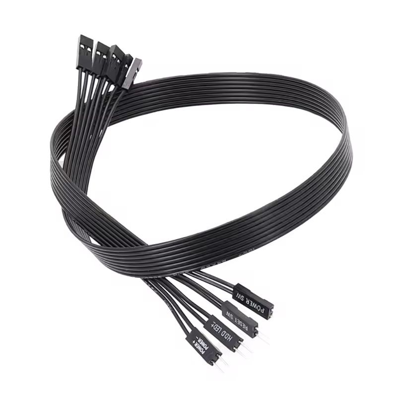 Power SW, Reset SW, Power LED, HDD LED