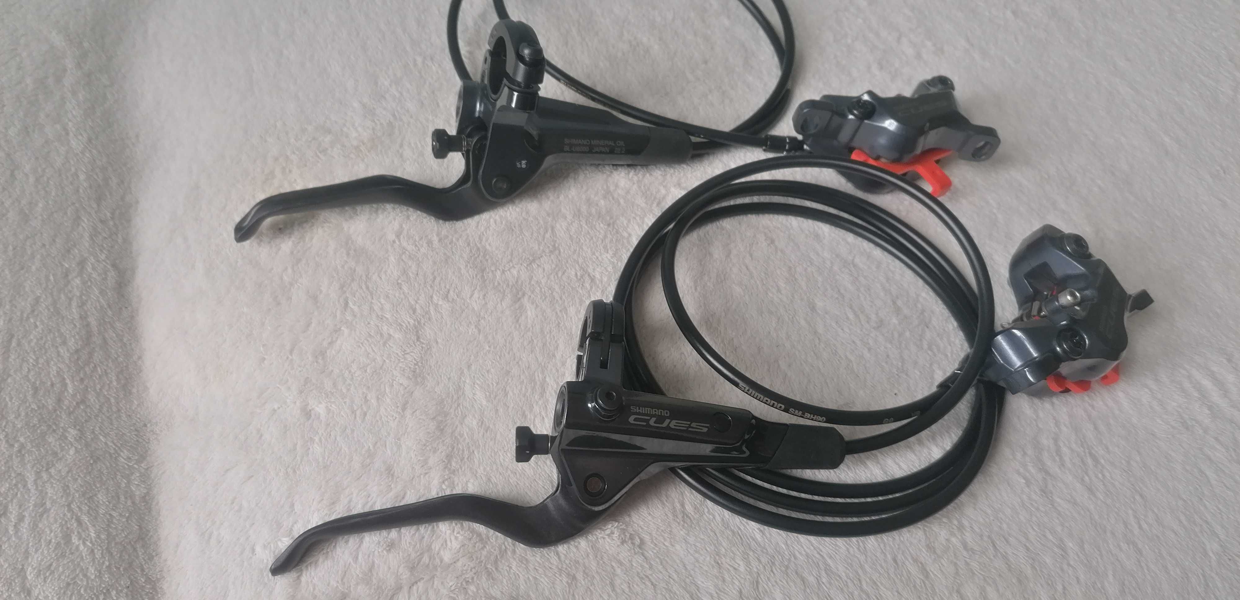 NOWE hamulce rowerowe hydrauliczne CUES RD-U8020 czterotłoczkowe #XT