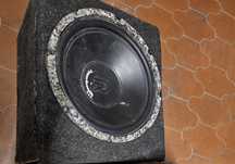 Coluna subwoofer caixa