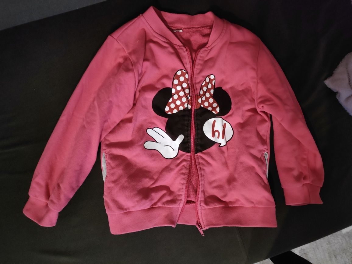 Bluza Minnie bomberka 122 różowa